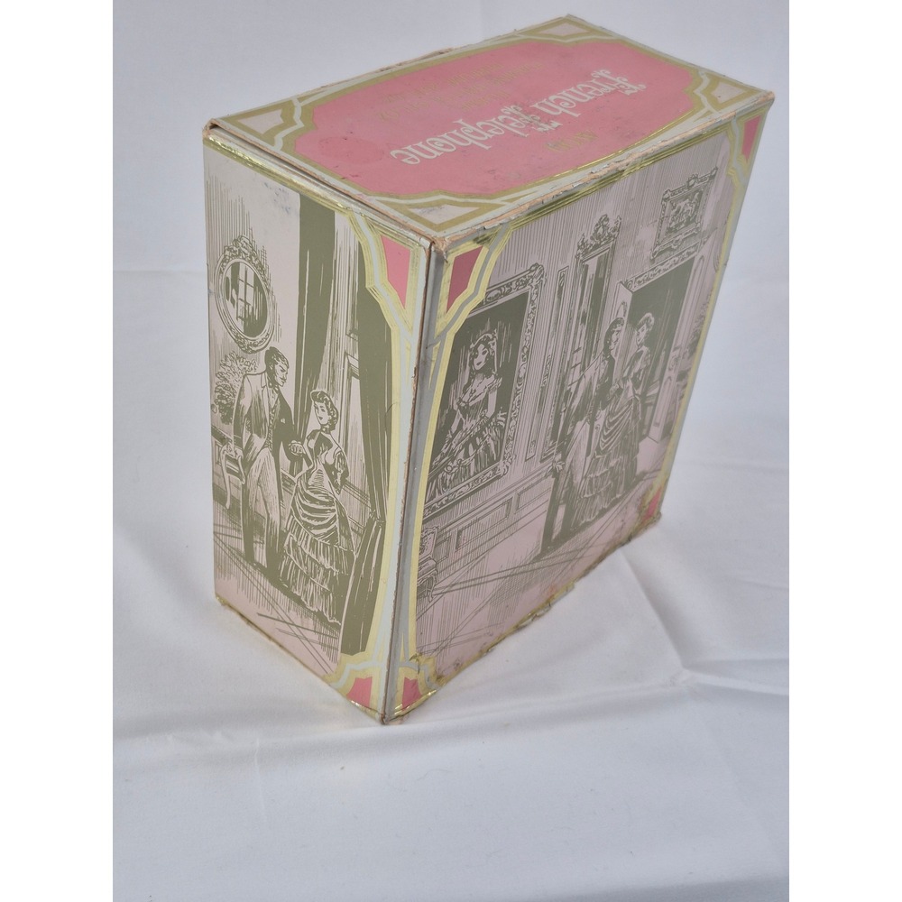 Avon French Telephone Foaming Bath Oil Decanter Milk Glass Vintage W Box Rare - Picture 3 of 9